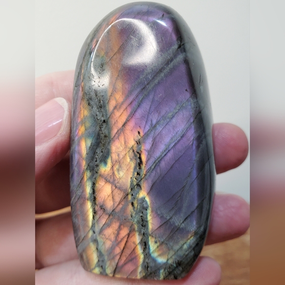 Other - Labradorite Crystal Freeform Two-Sided Flash 0.38 Pounds